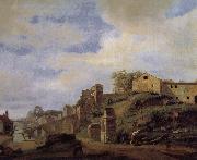 Jan van der Heyden Tiber Island Landscape oil painting reproduction